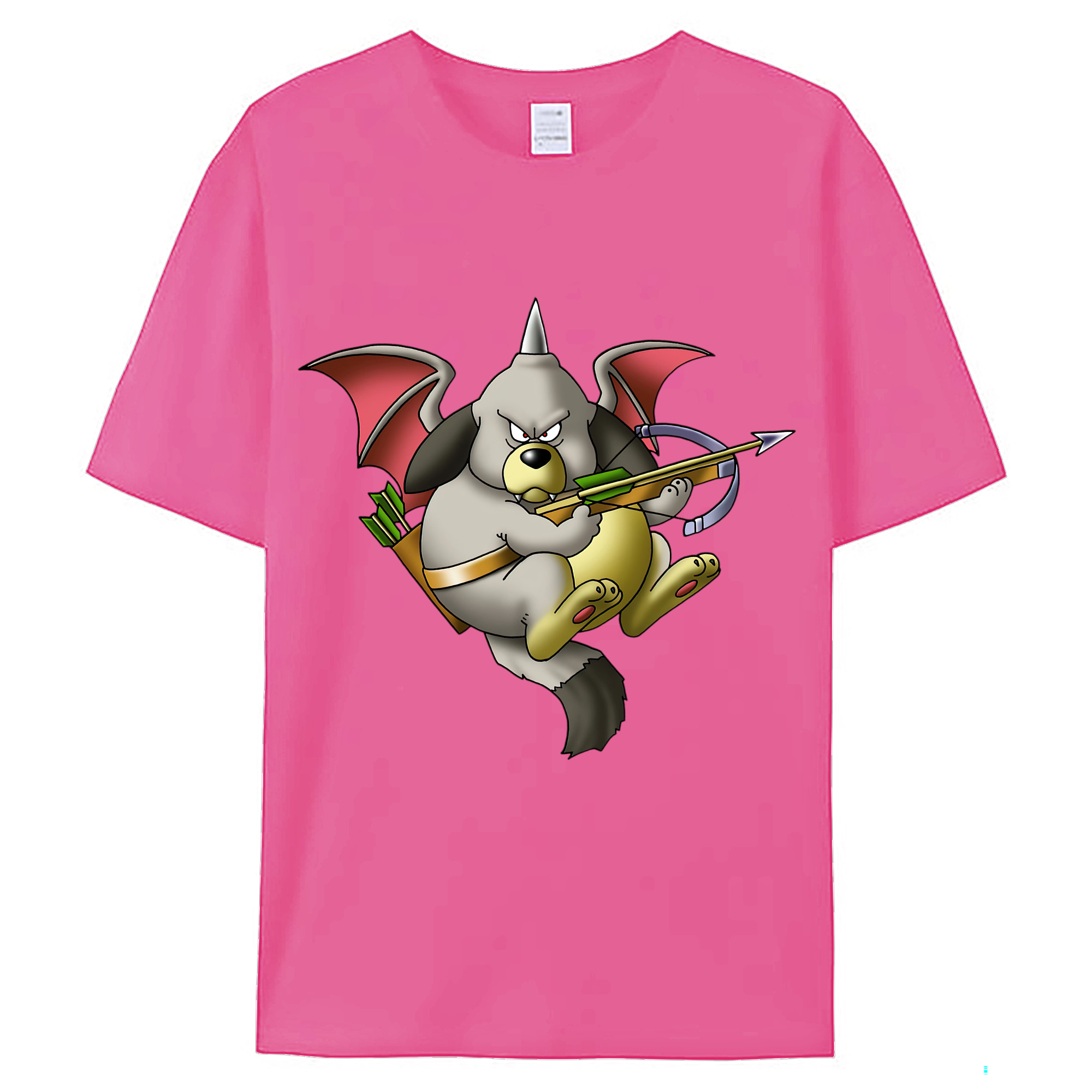 （画像用） ドラゴンクエスト Doragon Kuesuto Dragon Quest レディースカジュアルプリントTシャツ（綿100％）